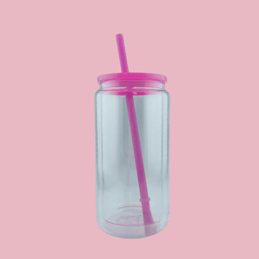 16oz Acrylic Snow Globe Tumbler