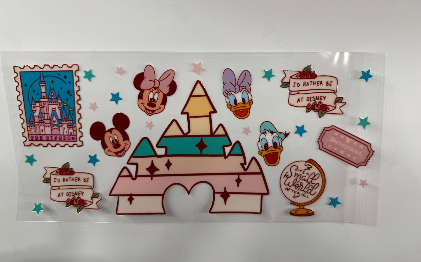 Vintage Magical Stamp Castle