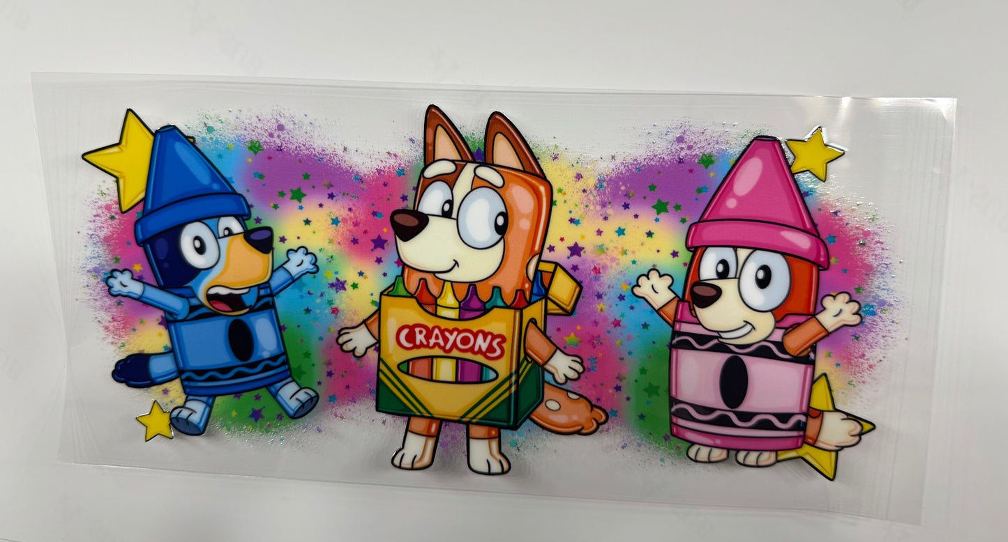 Blue Dog Crayons