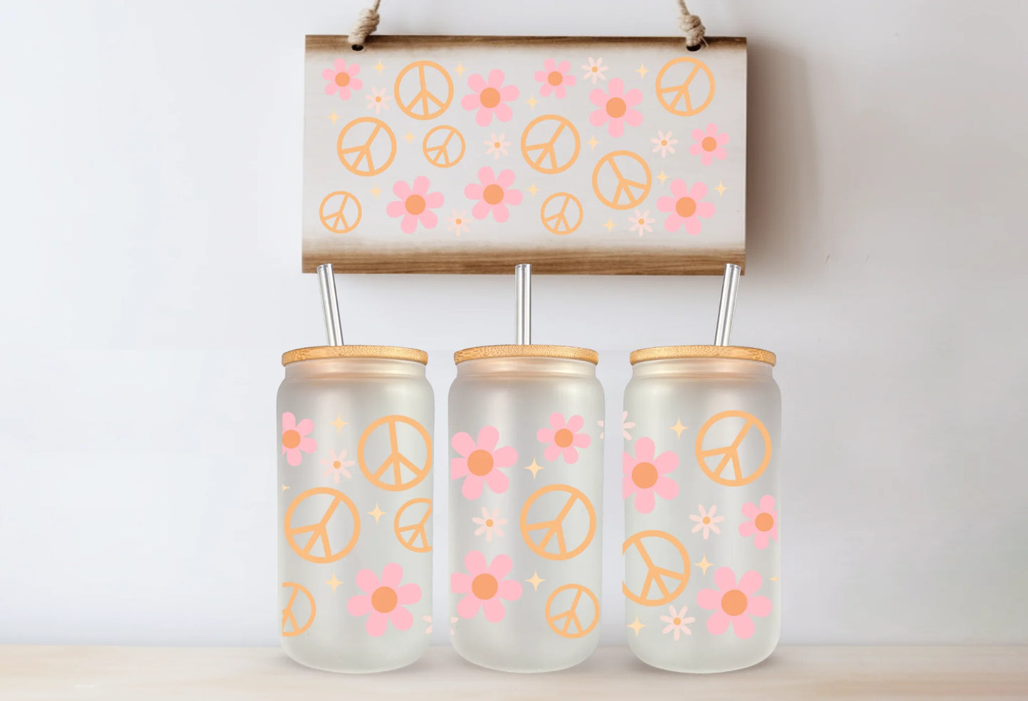 Premade Peace and Flowers