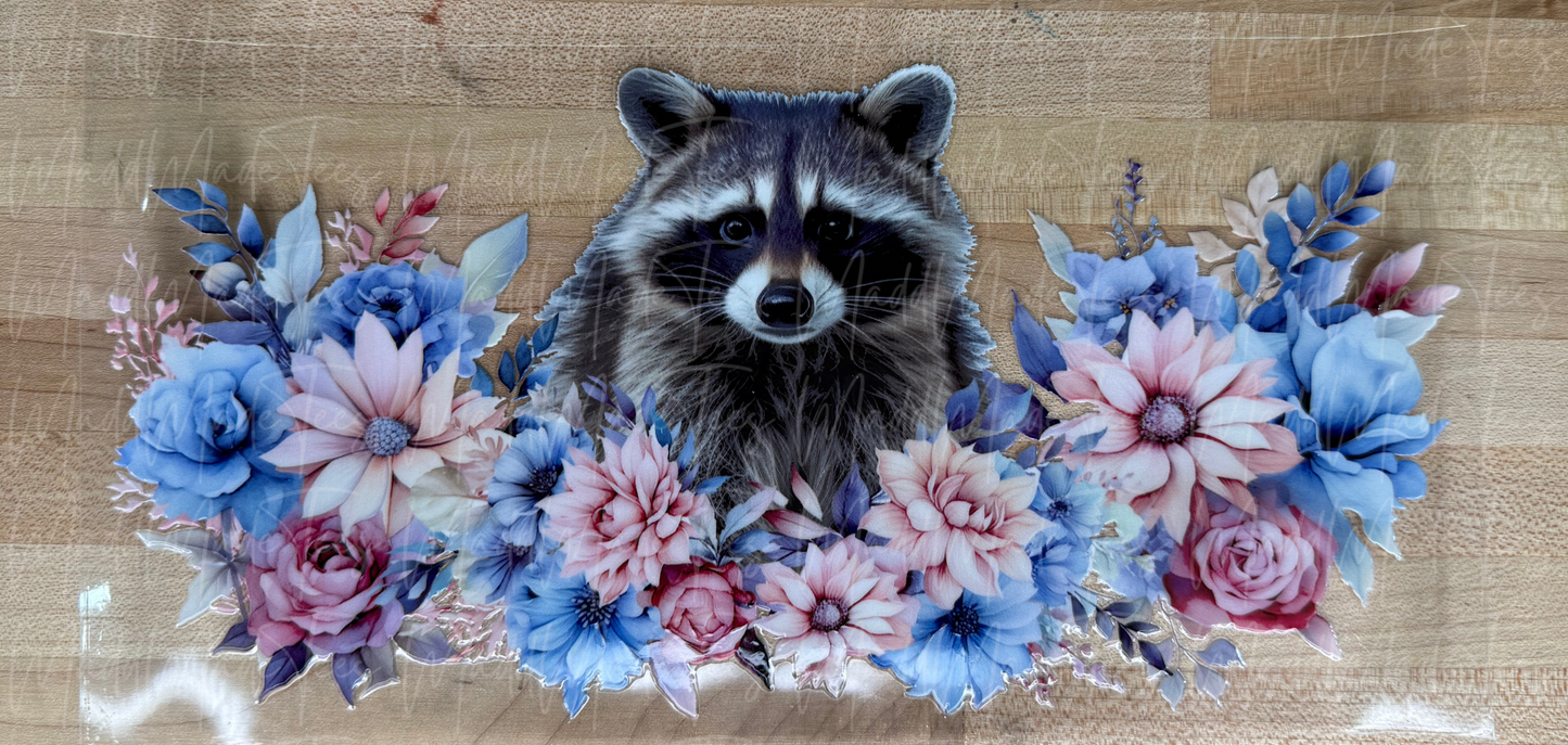 Floral Trash Panda Wrap