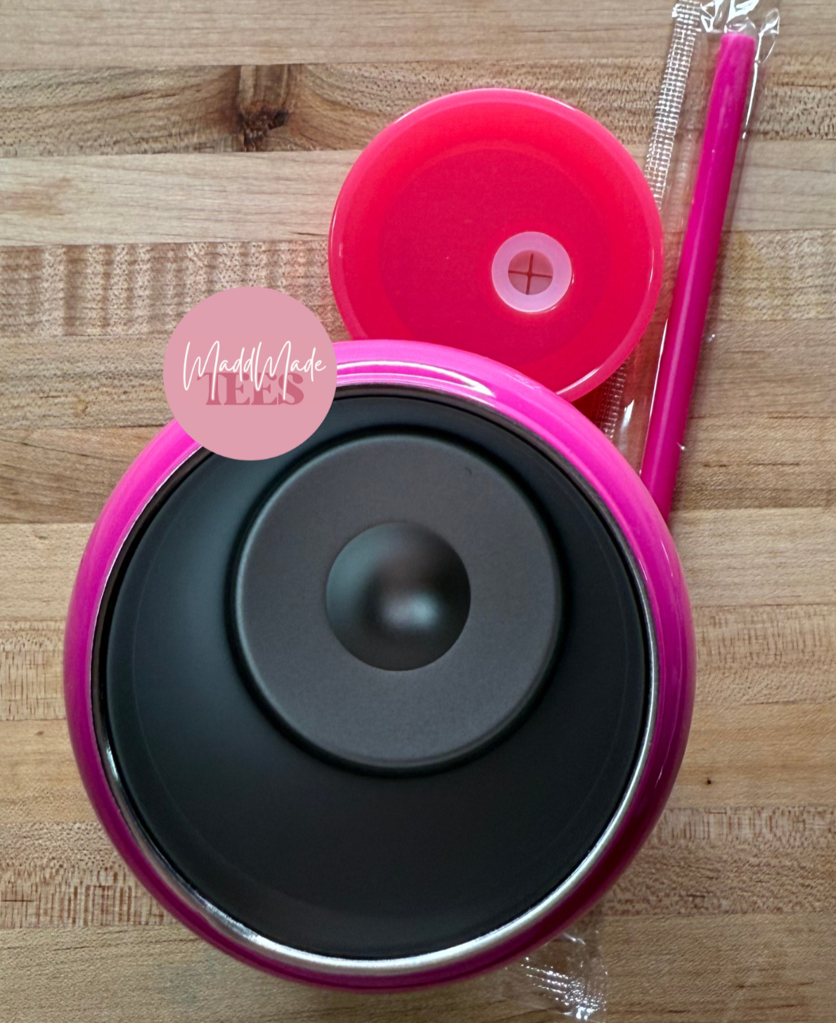 Hot Pink 16oz Stainless Steel Tumbler