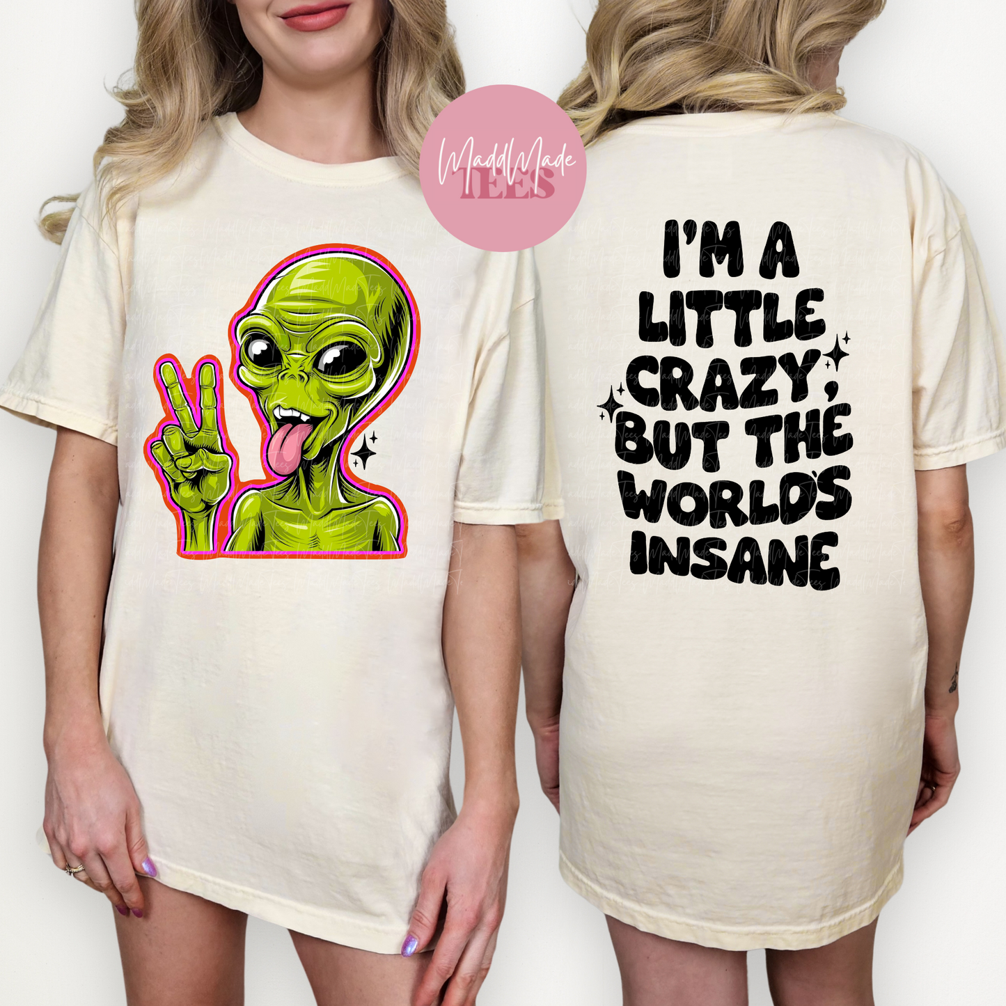 I'm a little cray but the worlds insane