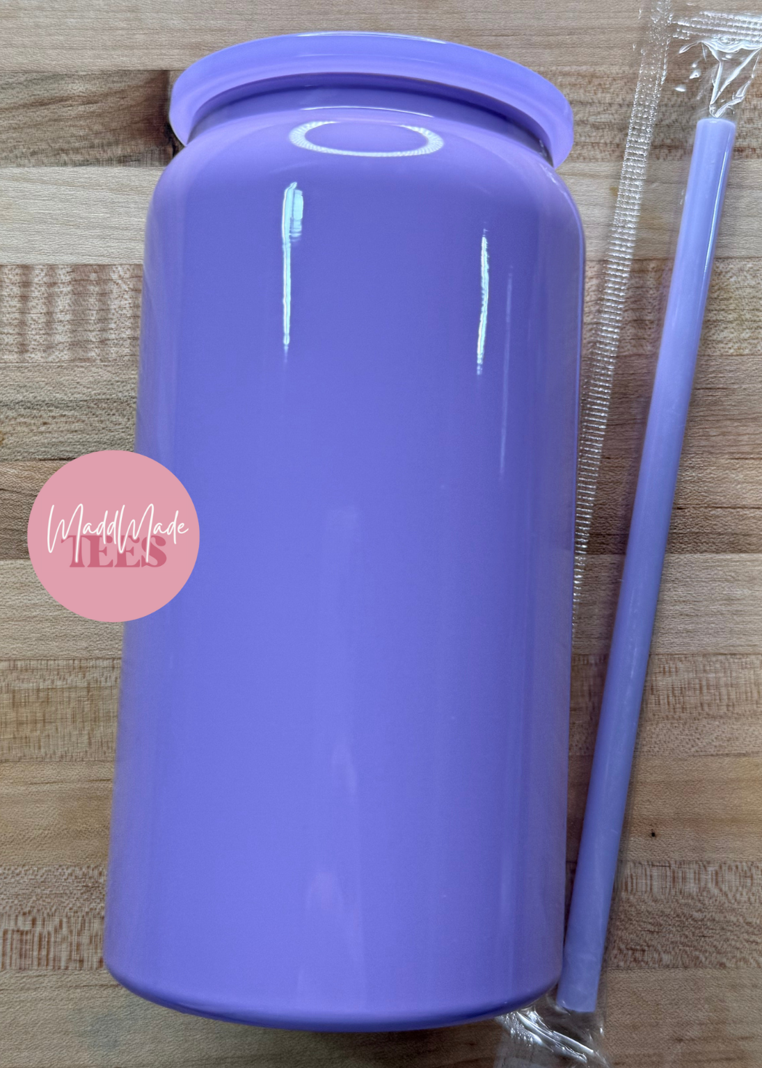 16oz Light Purple Stainless Steel Tumbler