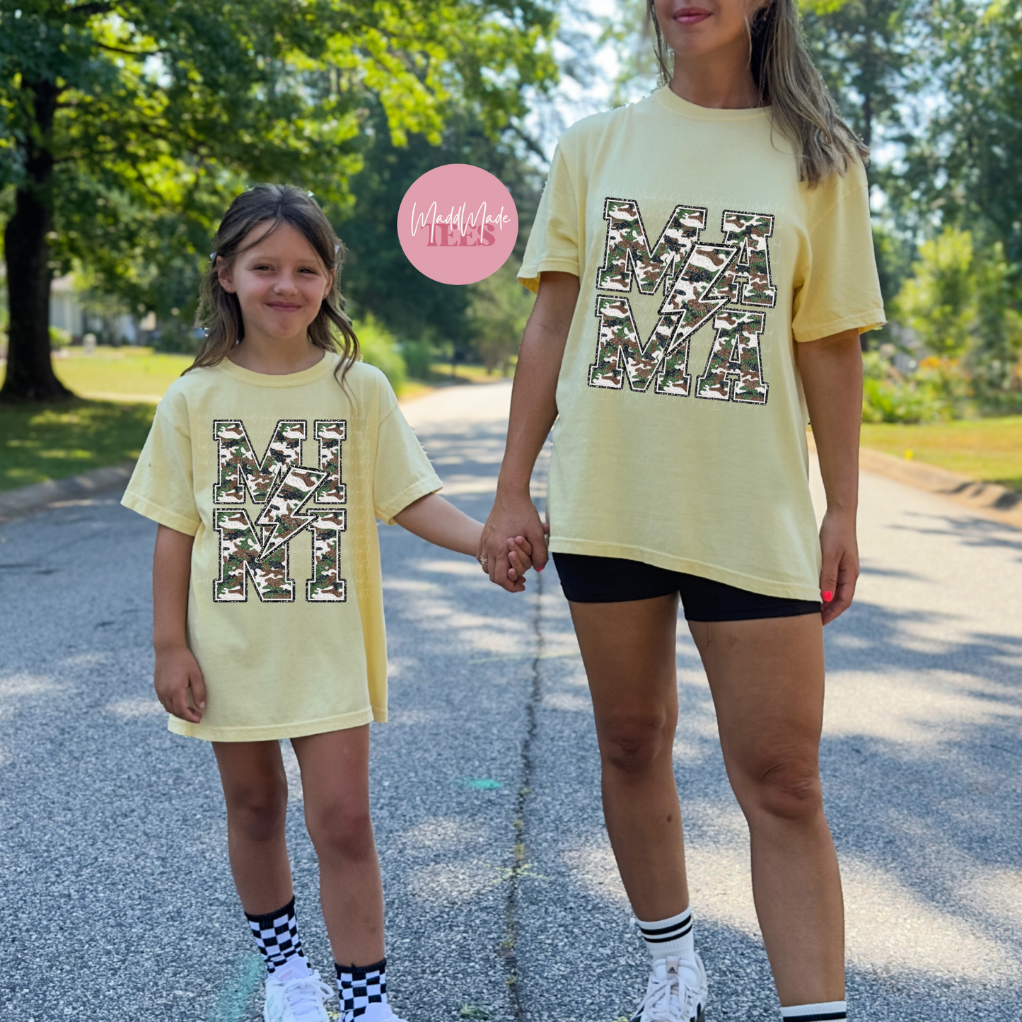 Mama & Mini Sparkly Camo