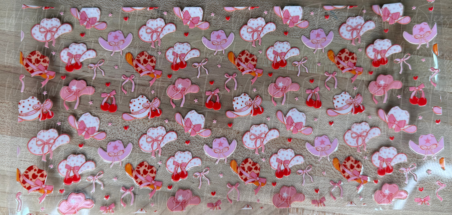 pink cowgirl hats wrap