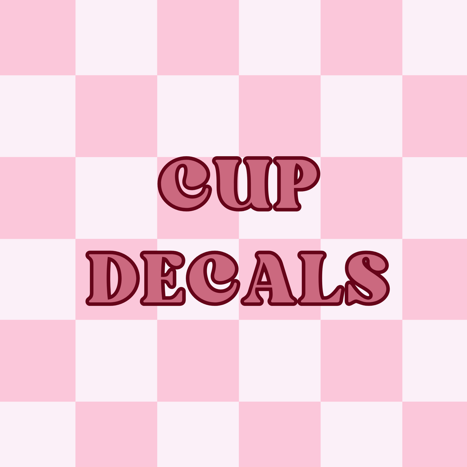 Cup Decals