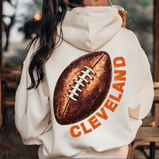 Glitter Cleveland Football