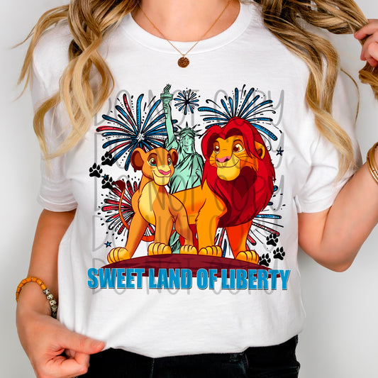 Lion Sweet Land of Liberty