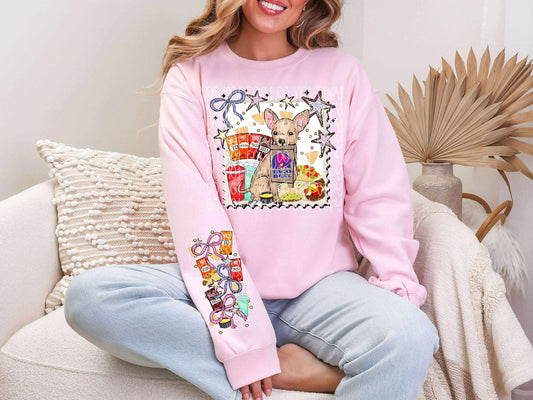 Adult T Belle Stamp Sleeve Combo