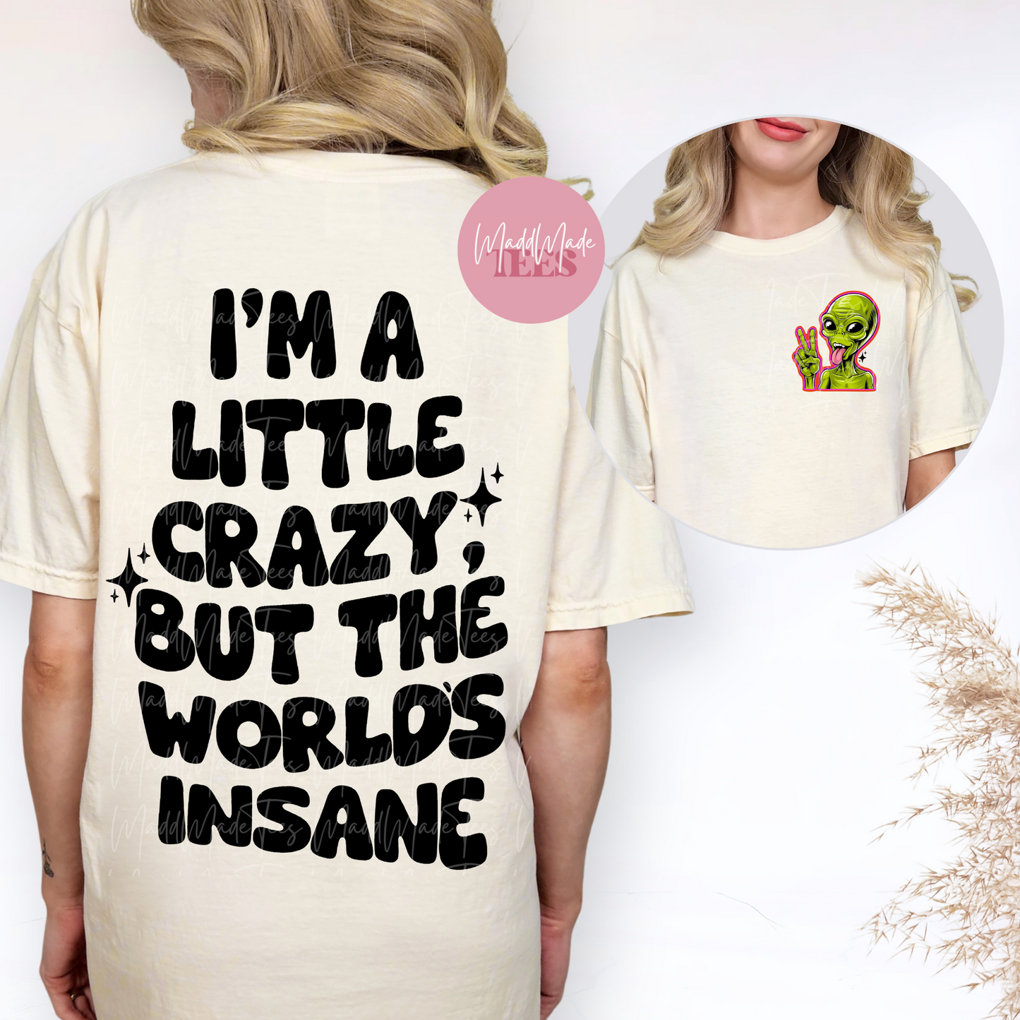 I'm a little cray but the worlds insane