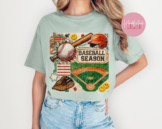Baseball Season Collage